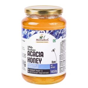 Organic White Kashmiri Acacia Raw Honey-1450g