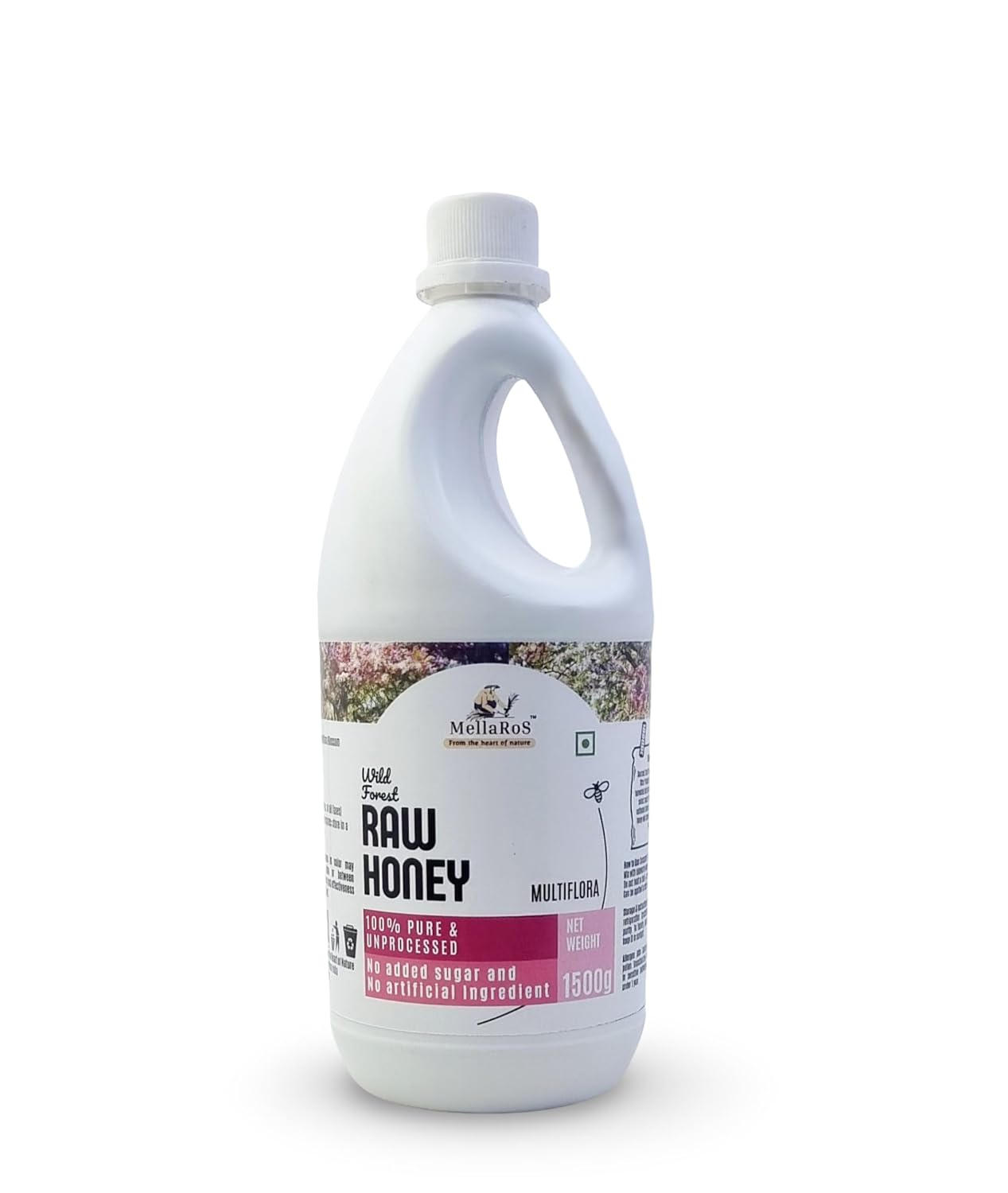 MellaRos Organic Wild Forest Raw Honey -1500g